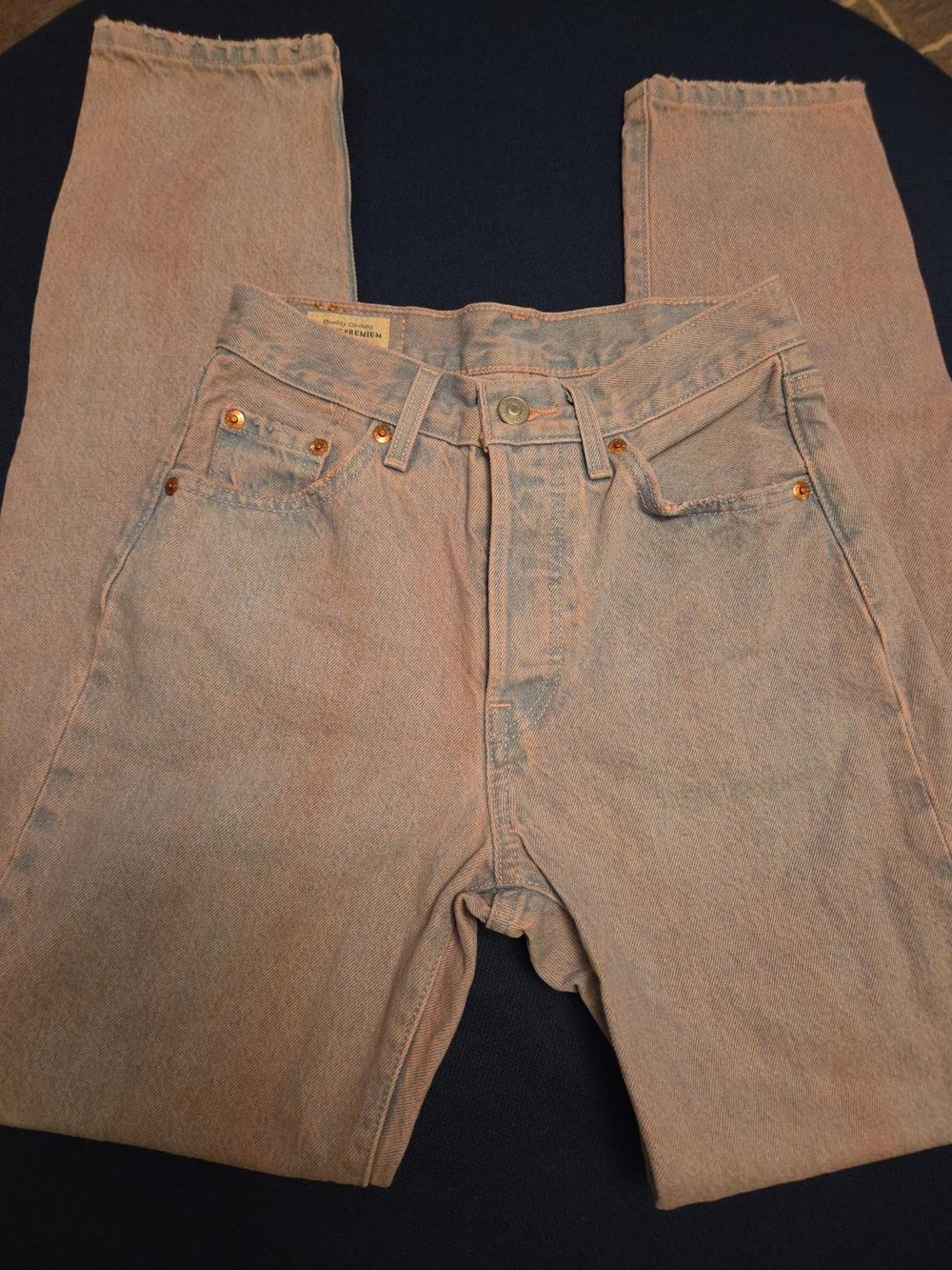 Levi's Premium 501 '81 Women's Jeans 30x30 Light Wash Straight Leg Button Fly